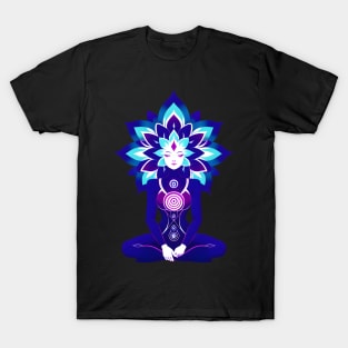 Aura Blue Meditation 03 T-Shirt